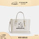 蔻馳（COACH）奧萊女士COACH X PEANUTS經(jīng)典標志SNOOPY圖案MOLLIE 25號托特包 IM/粉筆白色 混合色