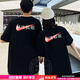 耐克（NIKE）男裝女裝 夏季情侶裝印花透氣運動(dòng)服答題卡全對中高考滿(mǎn)分短袖T恤 HF6594-010/滿(mǎn)分/曬圖退5 M (170/88A)