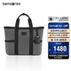新秀麗（Samsonite）公文包男士商務(wù)手提包出行通勤電腦包 灰色 15.6英寸 NS8*08002