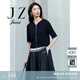 玖姿（JUZUI）商場(chǎng)同款都市老錢(qián)風(fēng)連帽針織衫女裝夏款JZEX30805 花丈青 L