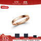 丹尼爾惠靈頓（DanielWellington）DW戒指男女對戒 時(shí)尚飾品素圈情侶戒指 表白生日禮物送女友 尺寸54 DW00400018