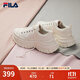 斐樂(lè)（FILA）女鞋帆布鞋LAVA胖胖底厚高底增鞋板鞋帆布鞋休閑鞋 奶白-GD 36