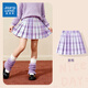 真維斯童裝女童裙子秋冬款短裙2025新款兒童格子半裙洋氣中大童JK公主裙