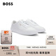 BOSS博斯男士金色徽標裝飾運動(dòng)鞋 100-白色 41