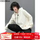 COCOBELLA溫暖蓄熱連帽衛衣女秋冬運動(dòng)休閑白色帽衫SE531 米白 M