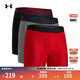 安德瑪（UNDERARMOUR）春夏Tech Boxerjock男子6英寸彈力運(yùn)動(dòng)休閑內(nèi)褲-3條裝1387414 混色600 2XL