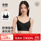 幸棉【祝緒丹同款】無(wú)痕粉底液內衣無(wú)尺碼隱形舒適美背胸罩細肩帶文胸