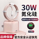 魔景蘋(píng)果充電器30W快充頭iPhone16/15/14插頭蘋(píng)果15pormax數據線(xiàn)氮化硅原套裝正品充電線(xiàn)XR手機充電頭 8-14系列丨氮化硅充電器+1.5米PD快充線(xiàn) 夢(mèng)幻粉丨Gan氮化硅30W丨低