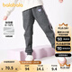 巴拉巴拉童裝女童褲子冬裝中大童加絨長(cháng)褲保暖兒童休閑褲運動(dòng)208424108003