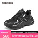 斯凱奇（Skechers）【成毅同款】漫月鞋二代氣墊老爹鞋女厚底增高時(shí)尚百搭休閑177606
