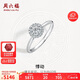 周六福k金鉆戒悸動求婚W0210441【共27分】20分I-J/SI主鉆13號生日禮物