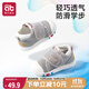 愛(ài)貝迪拉兒童學(xué)步鞋嬰幼兒夏季透氣防滑防踢網(wǎng)眼鞋男女童網(wǎng)面加厚軟底17碼