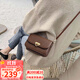 viney牛皮包包女包斜挎包小包洋氣品牌單肩包生日禮物高級感送女友老婆