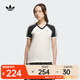 阿迪達斯 （adidas）Originals三葉草2025年女子V NECK TEE T恤 KF0316 M