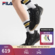 斐樂(lè )（FILA）官方男鞋ADE德訓鞋運動(dòng)鞋2025秋季新款鞋子老爹鞋休閑鞋 黑/魚(yú)子灰-BK 41