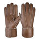瑞立鑫羊皮皮手套皮毛冬季保暖羊毛一體騎車(chē)防寒真皮防風(fēng)加厚戶(hù)外羊毛 棕色 皮毛一體 五指分指