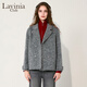 Lavinia Club拉維妮婭羊毛呢子大衣女款2025新款冬裝高智通勤極簡(jiǎn)氣質(zhì)毛呢外套 深灰色 M 165/88A