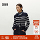 森馬（Semir）森柔|針織開衫女冬季短款絞花肌理圓領(lǐng)毛衫打底上衣101724106001