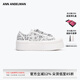 ANN ANDELMAN官方直營(yíng)軟底不累腳厚底鞋女帆布鞋增高顯高休閑鞋子 花灰色 36