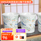 有谷窯藍雀橄欖日式進(jìn)口陶瓷餐具圓缽馬克杯日式湯盤(pán) 21.3cm缽 8.3英寸