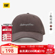 CAT卡特新品男女LOGO設計戶(hù)外休閑鴨舌帽 C深灰 均碼 均碼