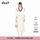 DZZIT地素運動(dòng)長(cháng)裙春秋松緊抽繩腰簡(jiǎn)約時(shí)尚設計女 米白色 M