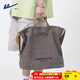 回力（Warrior）帆布包男包單肩斜挎包大容量休閑上課書(shū)包復古手提包日系單肩背包 灰色