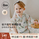 OAK FAMILY新生兒嬰兒衣服夏季五分袖爬服短袖寶寶連體衣薄款百天包屁衣 【夏款】花園派對（不含發(fā)帶） 90cm （建議1~2歲 78~90cm）