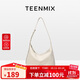 天美意（TEENMIX）女包帆布包大容量斜挎腋下包通勤hobo單肩包生日禮物送女友老婆