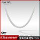 AWNL古巴鏈項鏈十字鏈密宗禪鏈潮酷輕奢百搭送男友生日禮物 古巴鏈【鏈長(cháng)55CM*寬3.8MM】