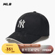 MLB棒球帽 男女情時(shí)尚侶虞書(shū)欣同款暗紋老花鴨舌帽3ACPM105N-50BKS-F