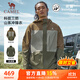 駱駝（CAMEL）三防硬殼山系拼色男三合一登山風(fēng)衣 AA1224L5454X 香檳綠 XXXL