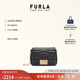 芙拉（FURLA）【中秋禮物】1927羊皮迷你小包女士時(shí)尚菱格鏈條包單肩斜挎包 黑色