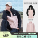 駱駝（CAMEL）北風(fēng)沖鋒衣三合一抓絨內膽女防風(fēng)防水登山服 A23CF00138Z  M