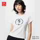 優(yōu)衣庫女裝UT Disney印花短袖T恤迪士尼米奇辣妹風(fēng)480835 00 白色 M /160/84A