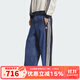 阿迪達斯 （adidas）三葉草男褲 2025秋季新款寬松舒適潮流運動(dòng)休閑牛仔長(cháng)褲 KC2636 36