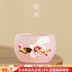 陶羽花語(yǔ)琉璃茶杯家用主人杯單杯粉色加厚玻璃琉璃女品茗杯功夫茶具 花語(yǔ)琉璃清香杯(蝴蝶蘭)