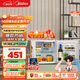美的（Midea）45升單門(mén)迷你小冰箱租房宿舍辦公室家用冷藏小型電冰箱美妝可用節能安靜運行BC-45M【國家補貼】