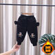 葉余女童加絨加厚褲子小女孩冬裝燈芯絨棉褲寶寶三層夾棉保暖長(cháng)褲 贈黑色  加厚夾棉款配 均碼 75 可開(kāi)襠