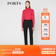 PORTS寶姿商場(chǎng)同款秋冬新品女裝長(cháng)袖套頭衫LA9K503GZH008 杜鵑紅 S