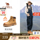 駱駝（CAMEL）【王俊凱同款】馬丁靴男秋冬2025新款大黃靴女戶(hù)外工裝靴登山鞋子 GF122W7790R 金黃 (女款加絨) 37