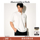 ABERCROMBIE & FITCH【重磅亨利衫】男裝25夏季經(jīng)典小麋鹿寬松短袖T恤KI124-5188 白色 M (180/100A)