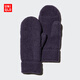 優(yōu)衣庫女裝HEATTECH手套/內襯防寒保暖25秋冬新款479249 79 深紫色 M