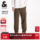 杰克·瓊斯（JACK&JONES）百搭潮流工裝貼布雙側(cè)插袋廓形褲子時(shí)尚舒適牛仔褲男裝 225132058 E08深棕色 常規(guī) 30 170 W30/L30