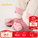 巴拉巴拉地板襪防滑點(diǎn)膠冬季加厚加絨嬰幼兒保暖襪子學(xué)步不滑208424172204