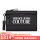 范思哲（VERSACE）范思哲男包牛皮美杜莎頭像手拿包七夕 尼龍黑色71YA5P90-ZS108-899
