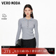 VEROMODA 針織衫2025秋冬新款翻領(lǐng)修身收腰顯瘦上衣百搭325413008