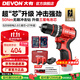 大有（Devon）12V鋰電無(wú)刷電鉆5208手電鉆沖擊鉆5209電動(dòng)螺絲刀家用電鉆DD121 5209 2.0雙電塑盒+27件套|三星芯