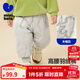 minibala【三防羽絨褲】迷你巴拉巴拉男童女童休閑褲冬季寶寶高腰護肚長(cháng)褲 淺卡其50320 100 【充絨量25.7g】