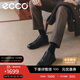 愛步（ECCO）正裝鞋 增高牛皮休閑皮鞋男 雅仕男鞋系列207124 黑色41